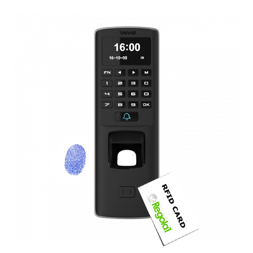 M7: biometrico, RFID Mifare e codice PIN. IP65 e POE.