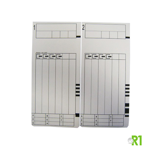 MRX300: N.300 fortnightly cards for the electronic time recorder MX300